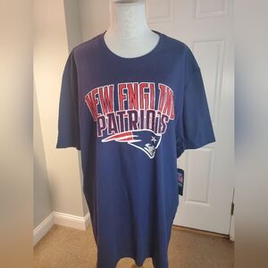NFL New England Patriots Blue Short Sleeve Tee. 2022 Season